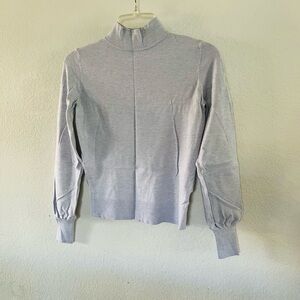 Philosophy Light Blue Mock Neck Sweater
